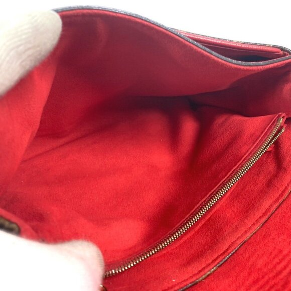 LOUIS VUITTON Brown Monogram Canvas Shoulder Bag - Picture 14 of 16